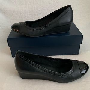 Cole Haan Elsie Cap Toe Wedge, sz 8